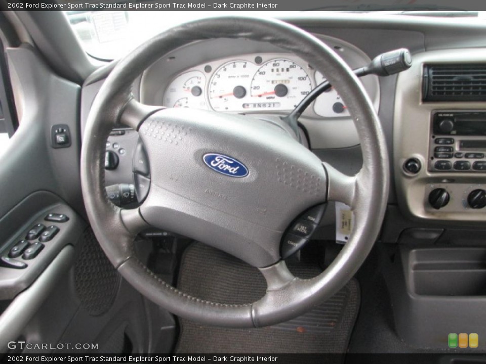 Dark Graphite Interior Steering Wheel for the 2002 Ford Explorer Sport Trac  #39859446