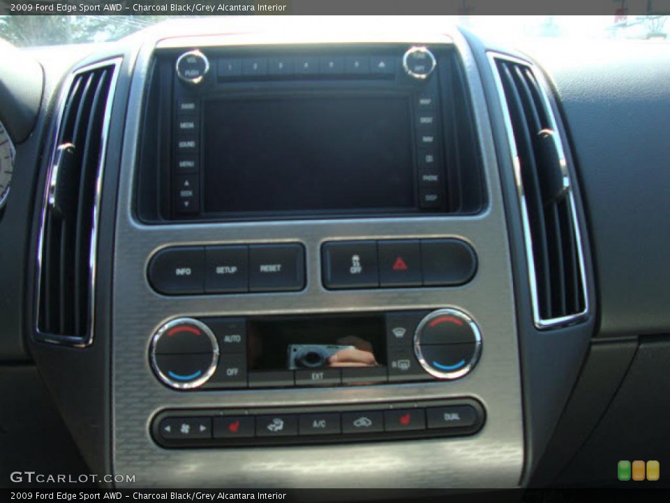 Charcoal Black/Grey Alcantara Interior Controls for the 2009 Ford Edge Sport AWD #39860146