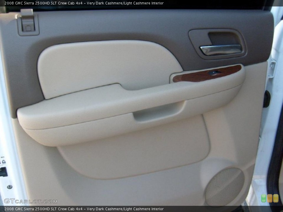 Very Dark Cashmere/Light Cashmere Interior Door Panel for the 2008 GMC Sierra 2500HD SLT Crew Cab 4x4 #39860933
