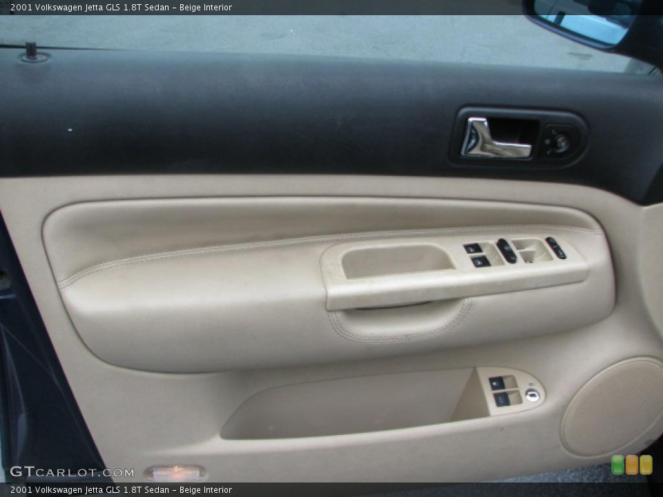 Beige Interior Door Panel for the 2001 Volkswagen Jetta GLS 1.8T Sedan #39861025