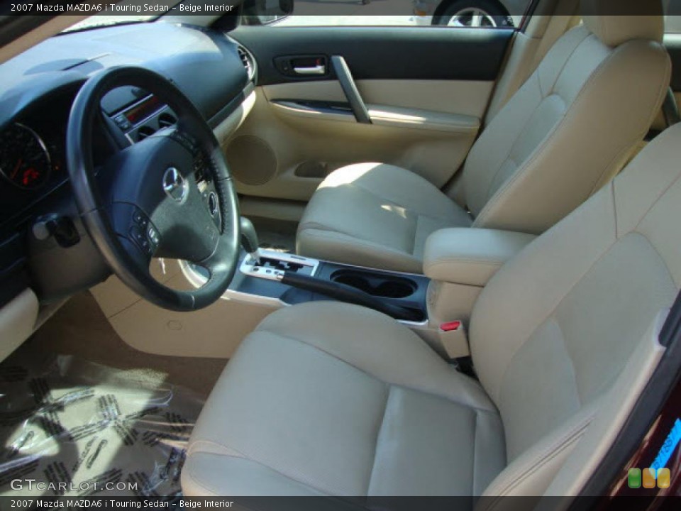 Beige Interior Photo for the 2007 Mazda MAZDA6 i Touring Sedan #39861275