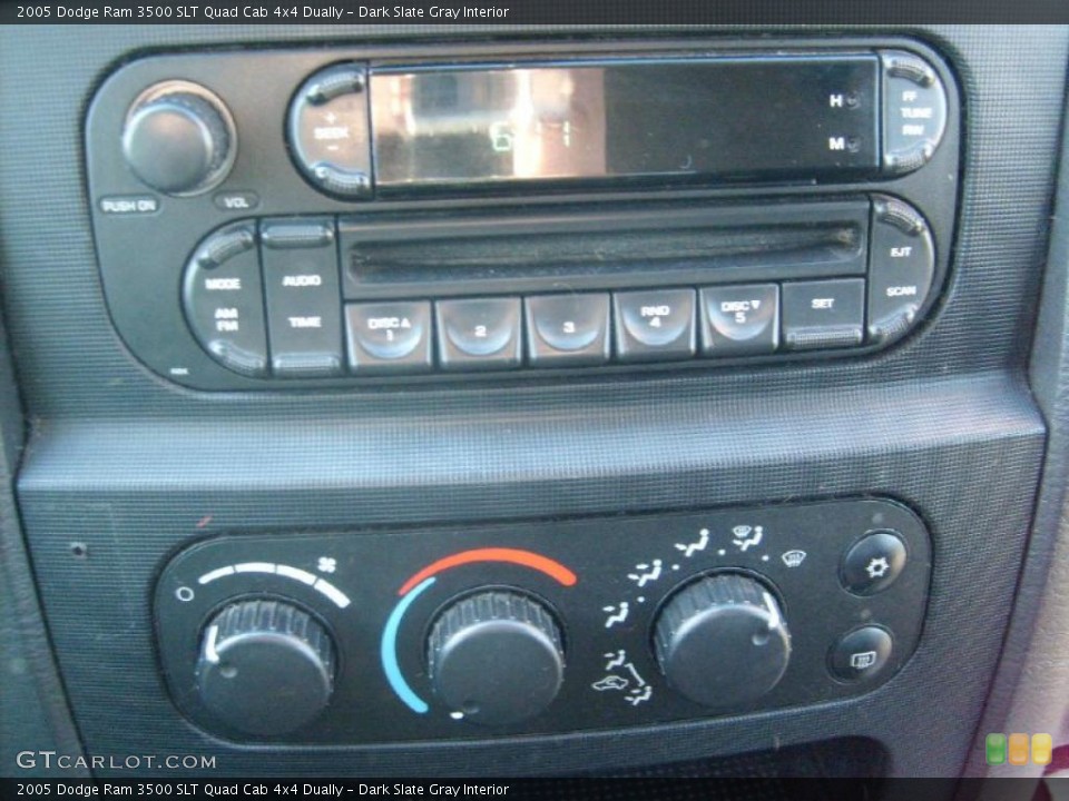 Dark Slate Gray Interior Controls for the 2005 Dodge Ram 3500 SLT Quad Cab 4x4 Dually #39862223