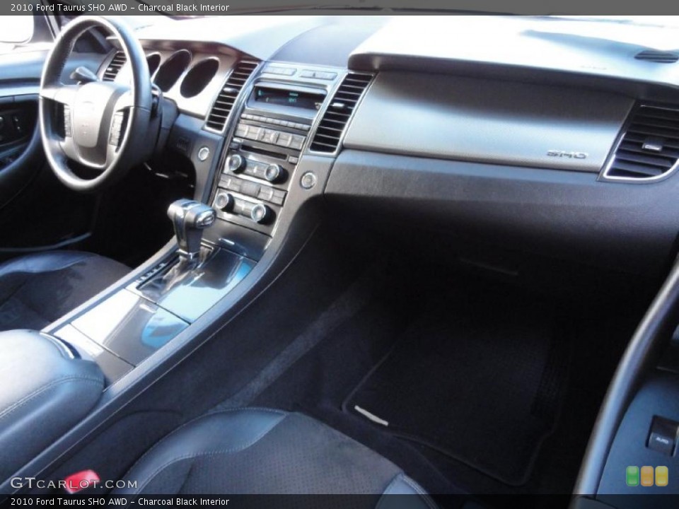 Charcoal Black Interior Dashboard for the 2010 Ford Taurus SHO AWD #39862535