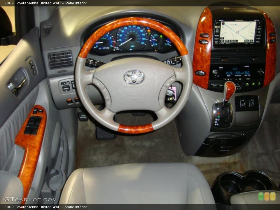 Stone Interior Steering Wheel for the 2009 Toyota Sienna Limited AWD #39864639