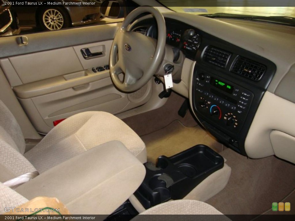 Medium Parchment Interior Dashboard for the 2001 Ford Taurus LX #39865611