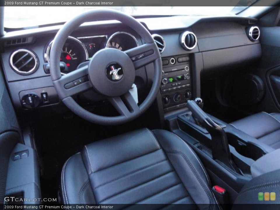 Dark Charcoal Interior Prime Interior for the 2009 Ford Mustang GT Premium Coupe #39865647