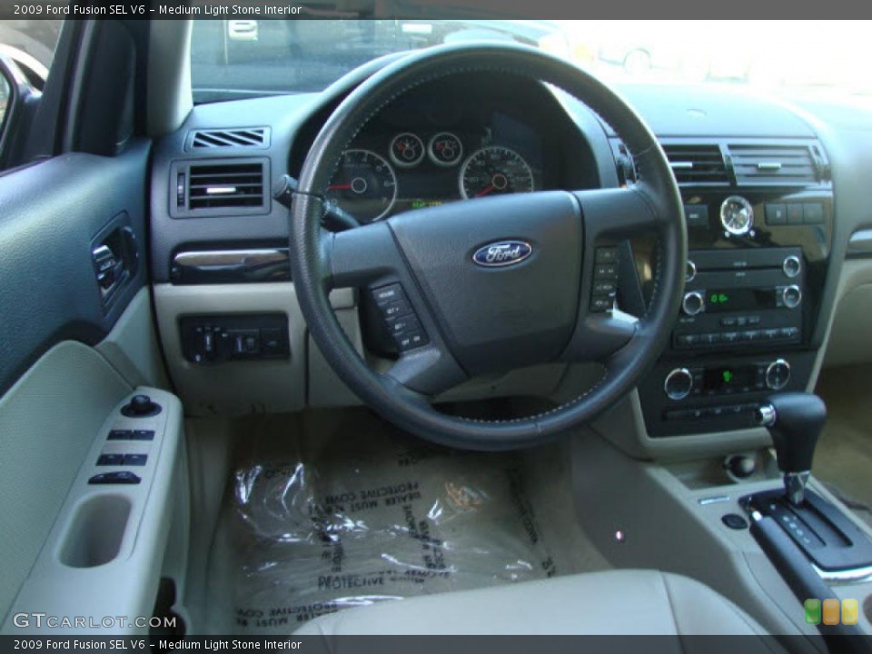 Medium Light Stone Interior Dashboard for the 2009 Ford Fusion SEL V6 #39866087