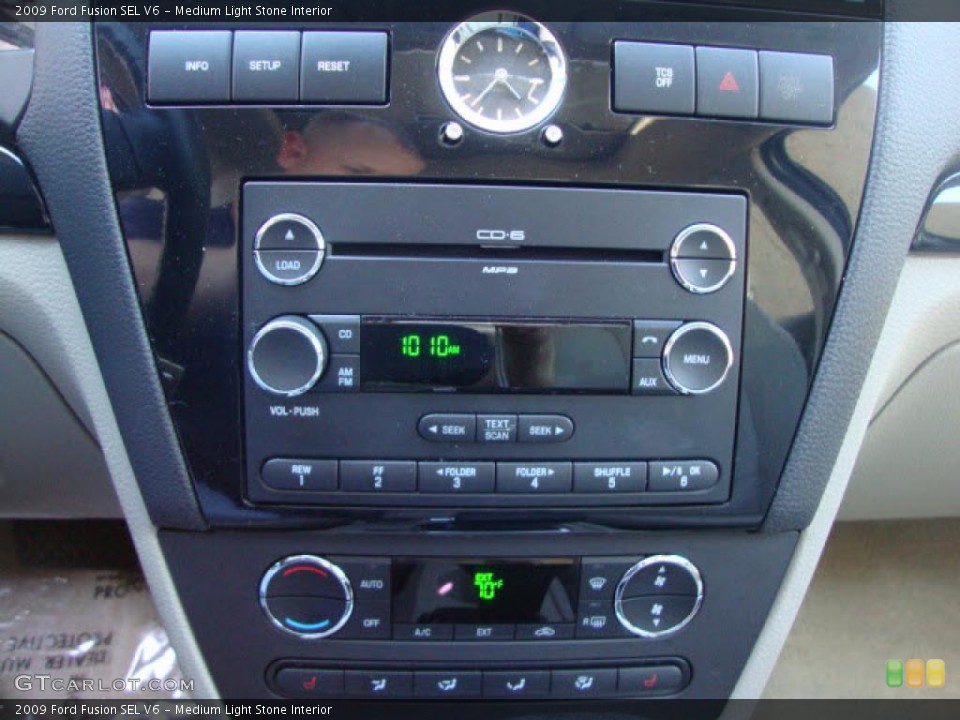 Medium Light Stone Interior Controls for the 2009 Ford Fusion SEL V6 #39866123