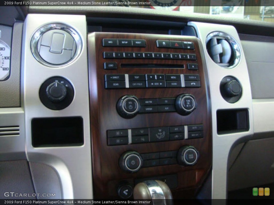 Medium Stone Leather/Sienna Brown Interior Controls for the 2009 Ford F150 Platinum SuperCrew 4x4 #39868607