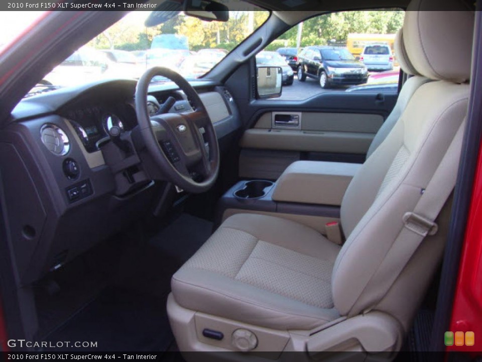 Tan Interior Photo for the 2010 Ford F150 XLT SuperCrew 4x4 #39869102
