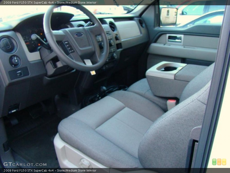 Stone/Medium Stone Interior Prime Interior for the 2009 Ford F150 STX SuperCab 4x4 #39870331