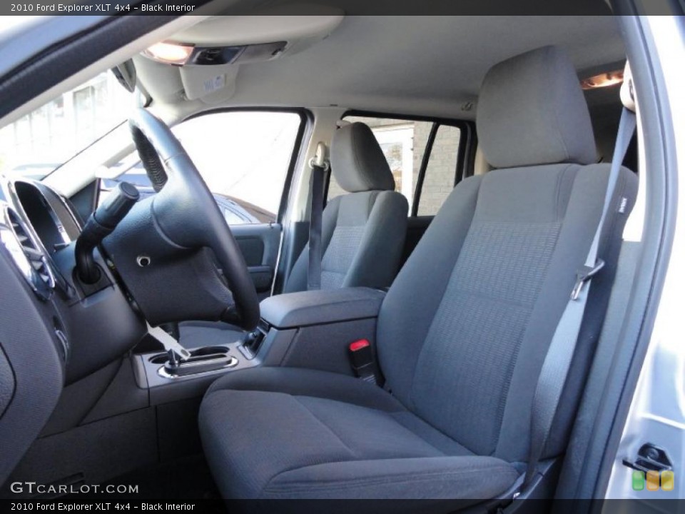 Black Interior Photo for the 2010 Ford Explorer XLT 4x4 #39870523
