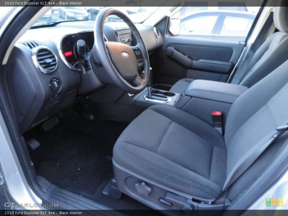 Black Interior Photo for the 2010 Ford Explorer XLT 4x4 #39870535