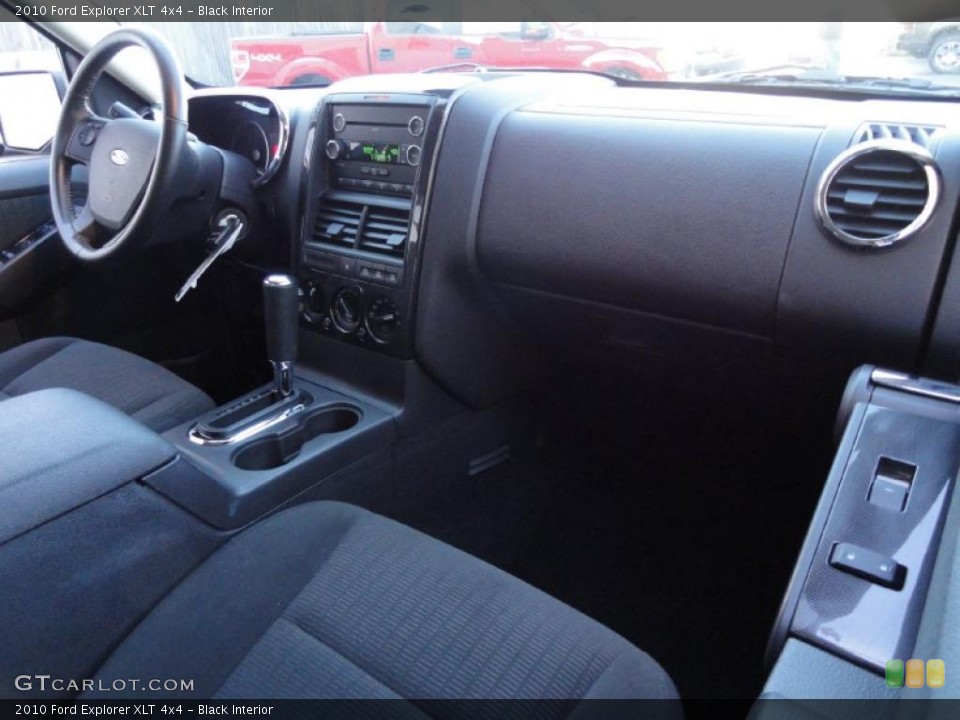 Black Interior Dashboard for the 2010 Ford Explorer XLT 4x4 #39870563