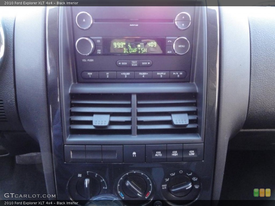 Black Interior Controls for the 2010 Ford Explorer XLT 4x4 #39870575