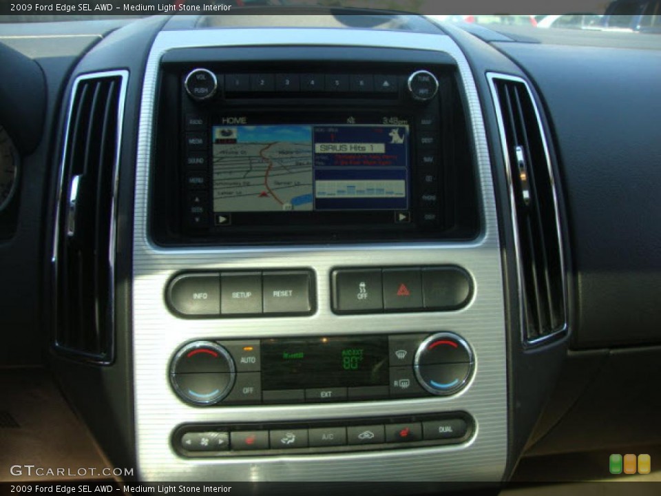Medium Light Stone Interior Controls for the 2009 Ford Edge SEL AWD #39871251
