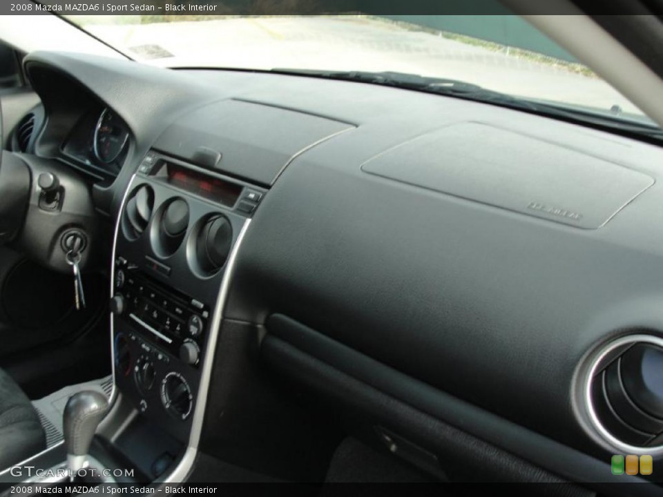Black Interior Dashboard for the 2008 Mazda MAZDA6 i Sport Sedan #39872039