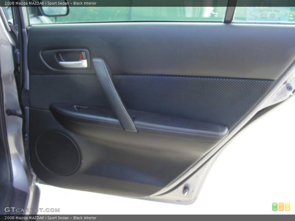 Black Interior Door Panel for the 2008 Mazda MAZDA6 i Sport Sedan #39872079