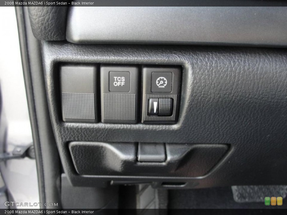Black Interior Controls for the 2008 Mazda MAZDA6 i Sport Sedan #39872376
