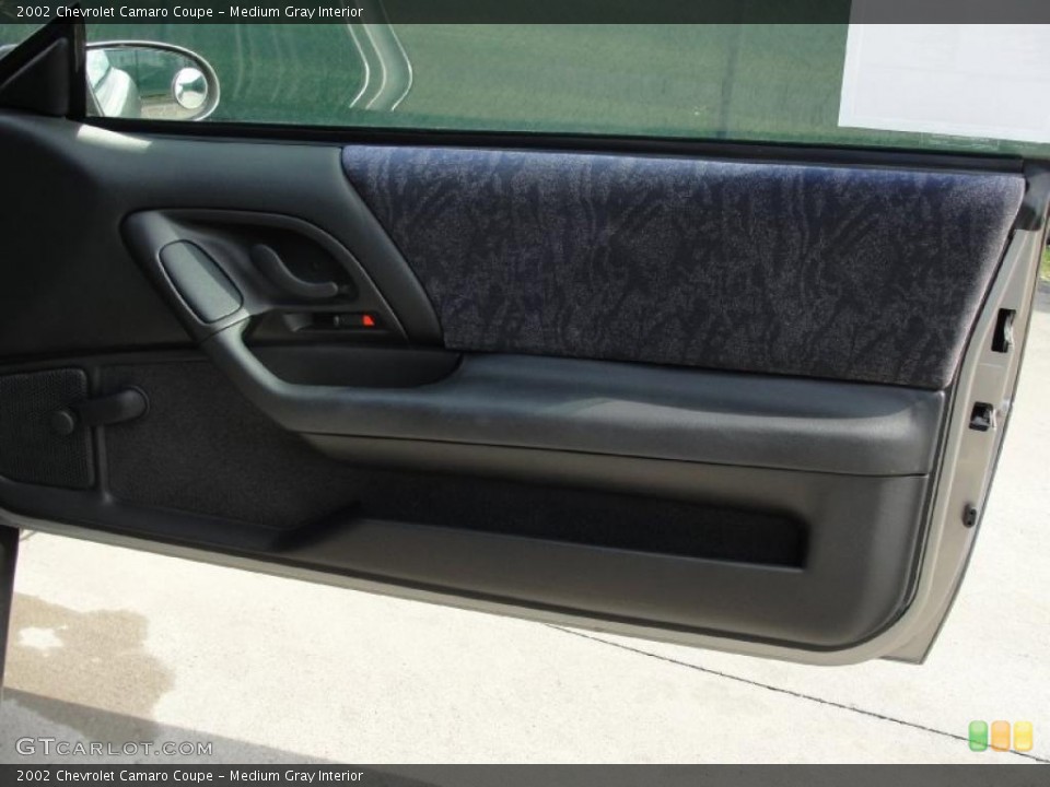 Medium Gray Interior Door Panel for the 2002 Chevrolet Camaro Coupe #39872744