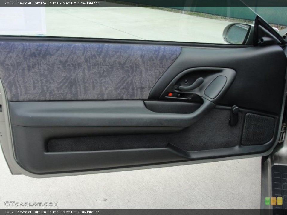 Medium Gray Interior Door Panel for the 2002 Chevrolet Camaro Coupe #39872820