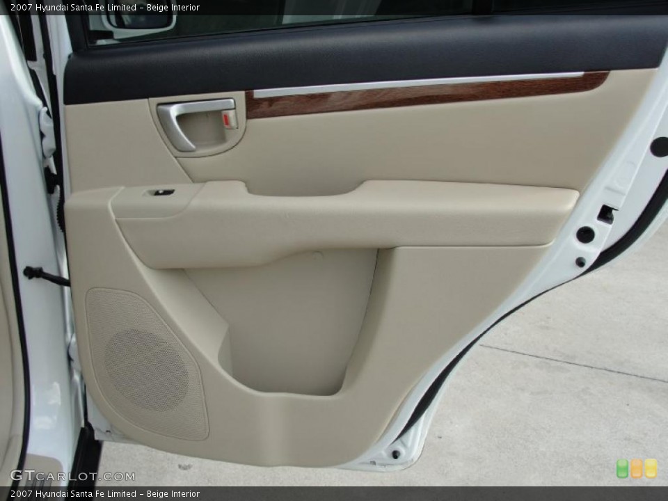Beige Interior Door Panel for the 2007 Hyundai Santa Fe Limited #39874536