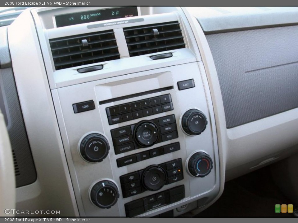 Stone Interior Controls for the 2008 Ford Escape XLT V6 4WD #39874753