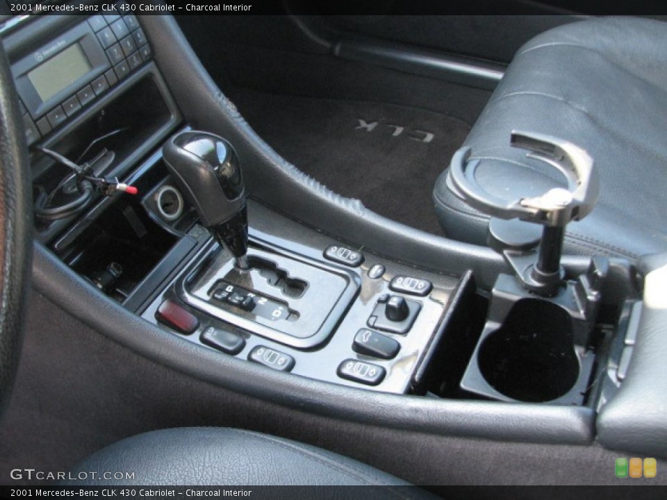 Charcoal Interior Transmission for the 2001 Mercedes-Benz CLK 430 Cabriolet #39874825