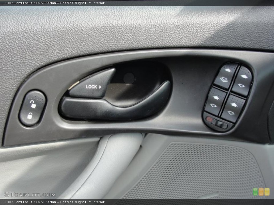 Charcoal/Light Flint Interior Controls for the 2007 Ford Focus ZX4 SE Sedan #39875333