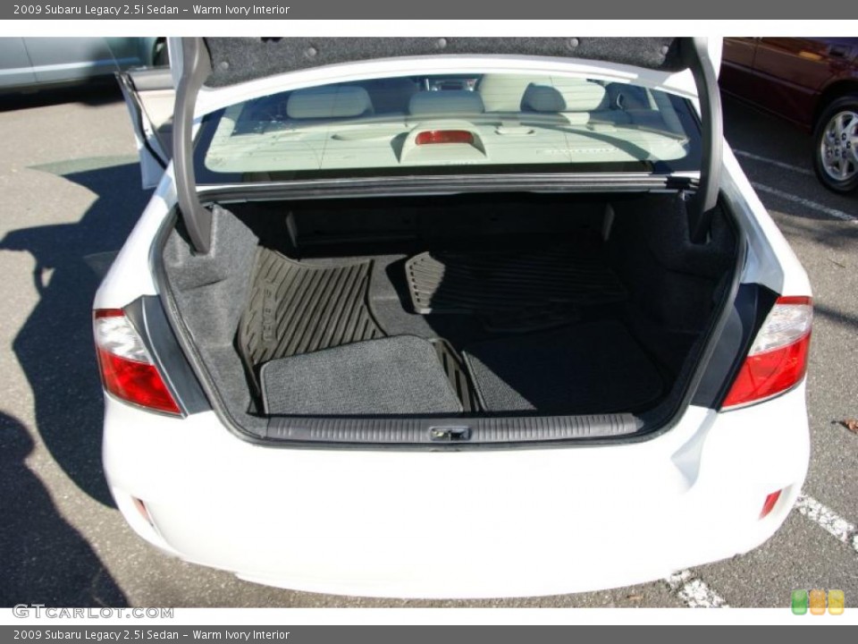 Warm Ivory Interior Trunk for the 2009 Subaru Legacy 2.5i Sedan #39877179