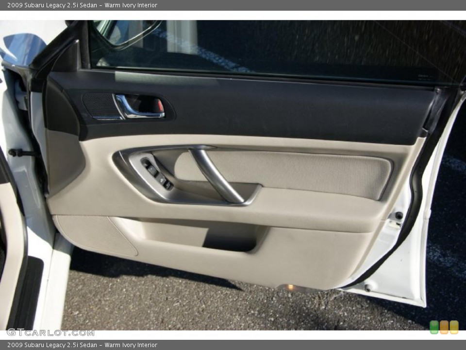 Warm Ivory Interior Door Panel for the 2009 Subaru Legacy 2.5i Sedan #39877263