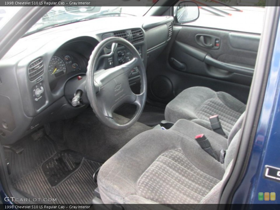 Gray Interior Prime Interior for the 1998 Chevrolet S10 LS Regular Cab #39877303