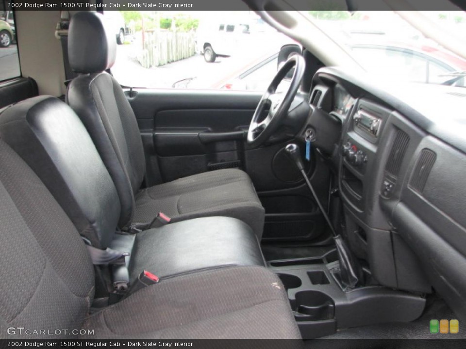 Dark Slate Gray Interior Photo for the 2002 Dodge Ram 1500 ST Regular Cab #39877687