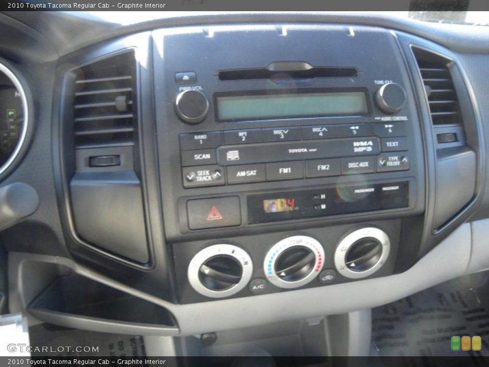 Graphite Interior Controls for the 2010 Toyota Tacoma Regular Cab #39878183