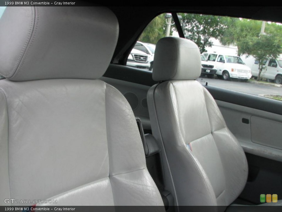 Gray Interior Photo for the 1999 BMW M3 Convertible #39878255