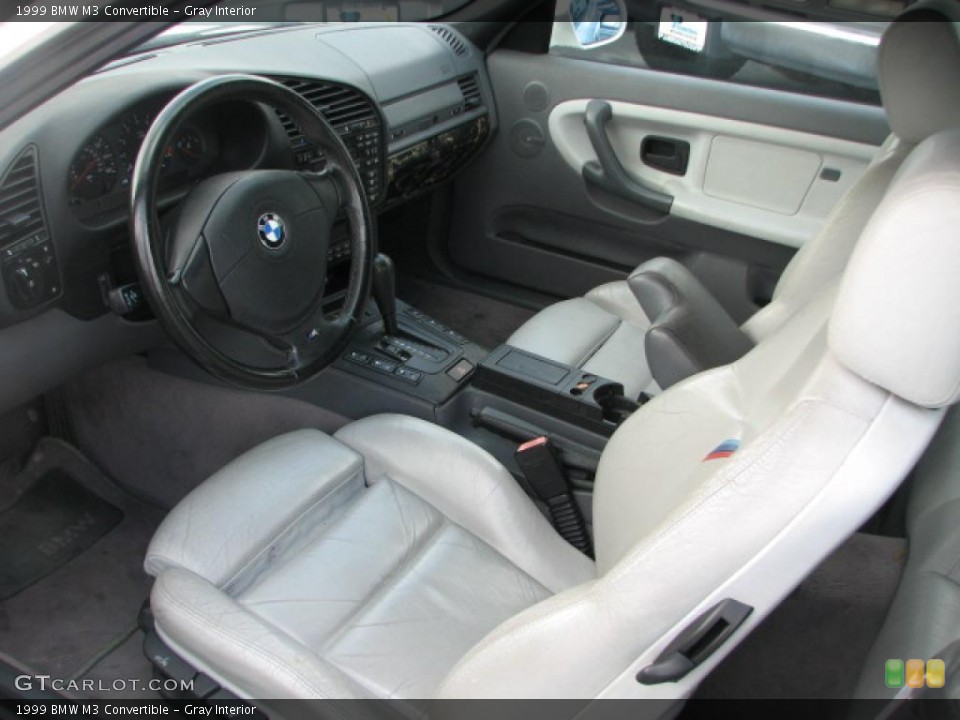 Gray Interior Prime Interior for the 1999 BMW M3 Convertible #39878275