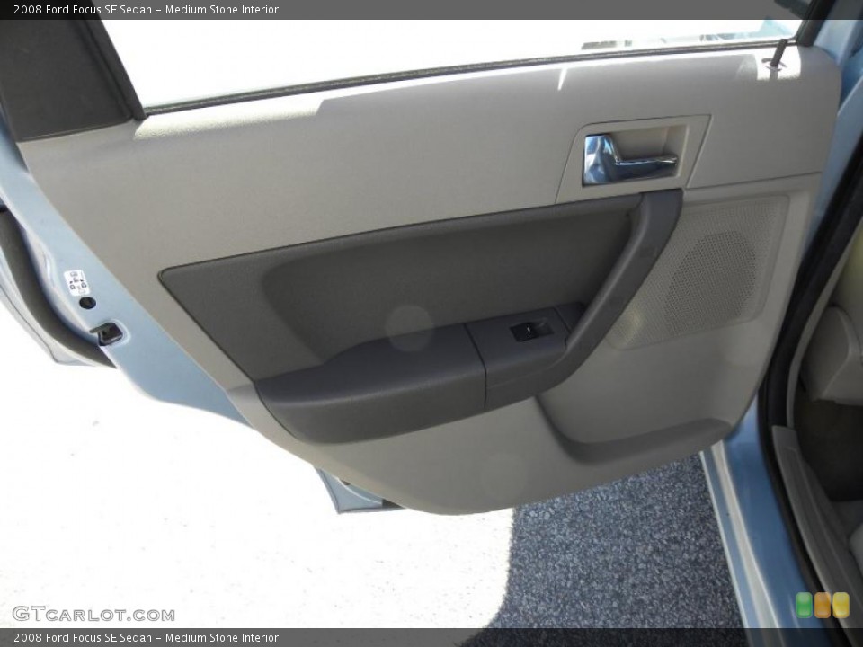 Medium Stone Interior Door Panel for the 2008 Ford Focus SE Sedan #39878567