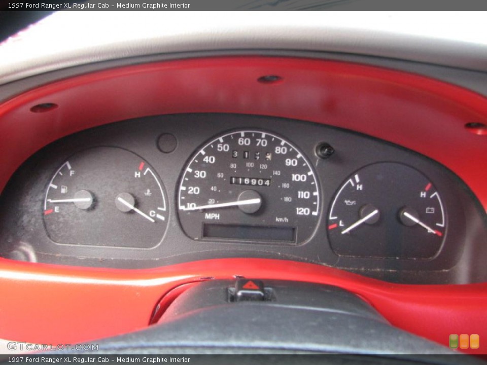 Medium Graphite Interior Gauges for the 1997 Ford Ranger XL Regular Cab #39879227