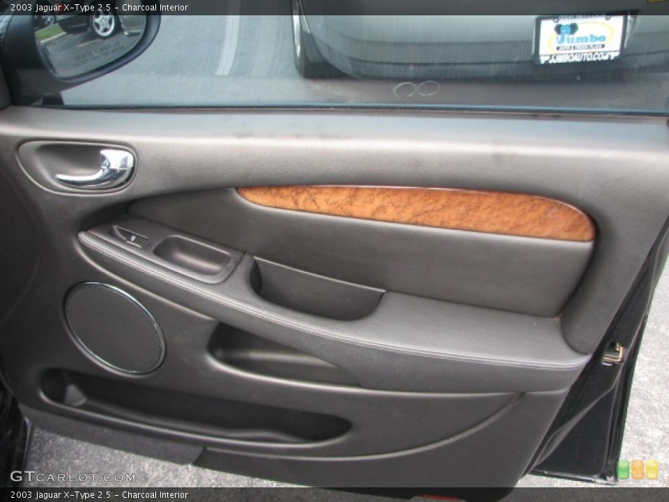 Charcoal Interior Door Panel for the 2003 Jaguar X-Type 2.5 #39879559