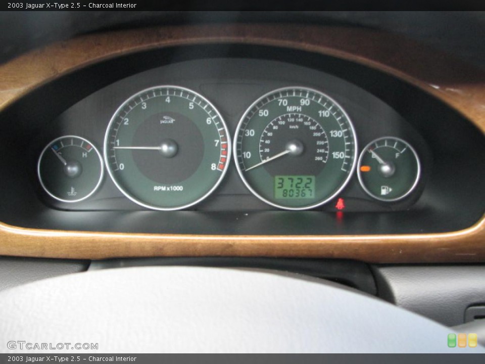 Charcoal Interior Gauges for the 2003 Jaguar X-Type 2.5 #39879591