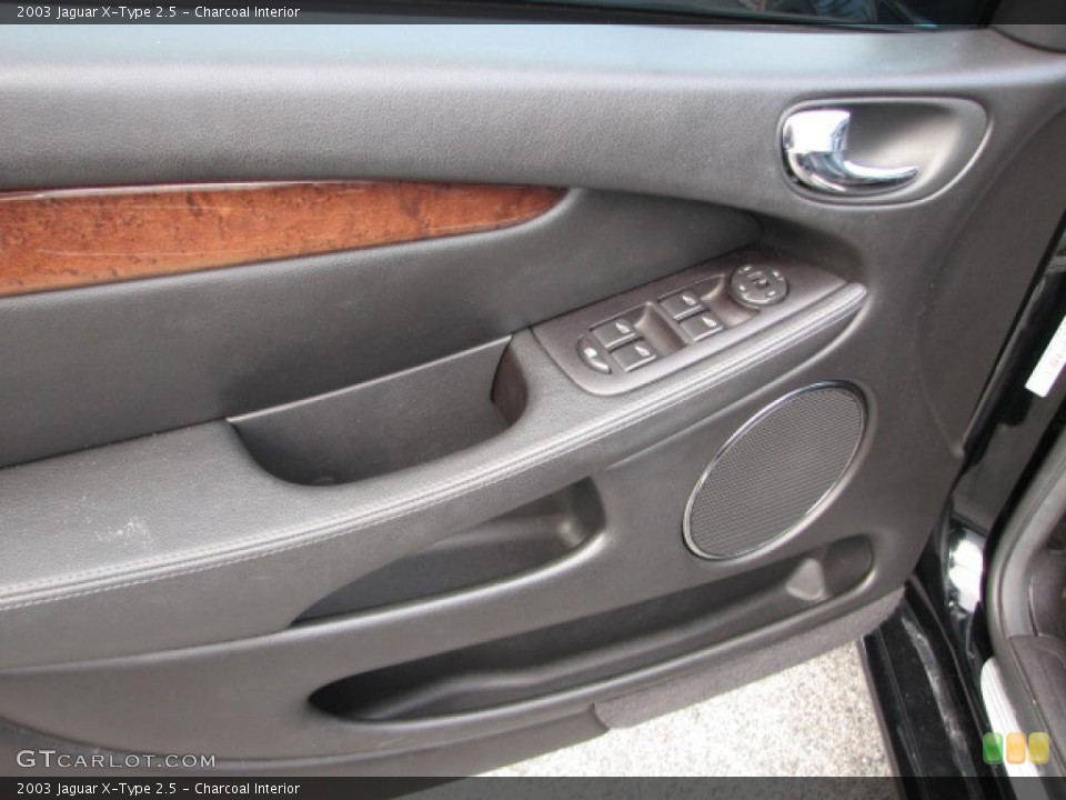 Charcoal Interior Door Panel for the 2003 Jaguar X-Type 2.5 #39879627