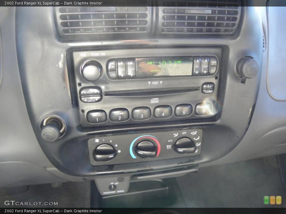 Dark Graphite Interior Controls for the 2002 Ford Ranger XL SuperCab #39879659