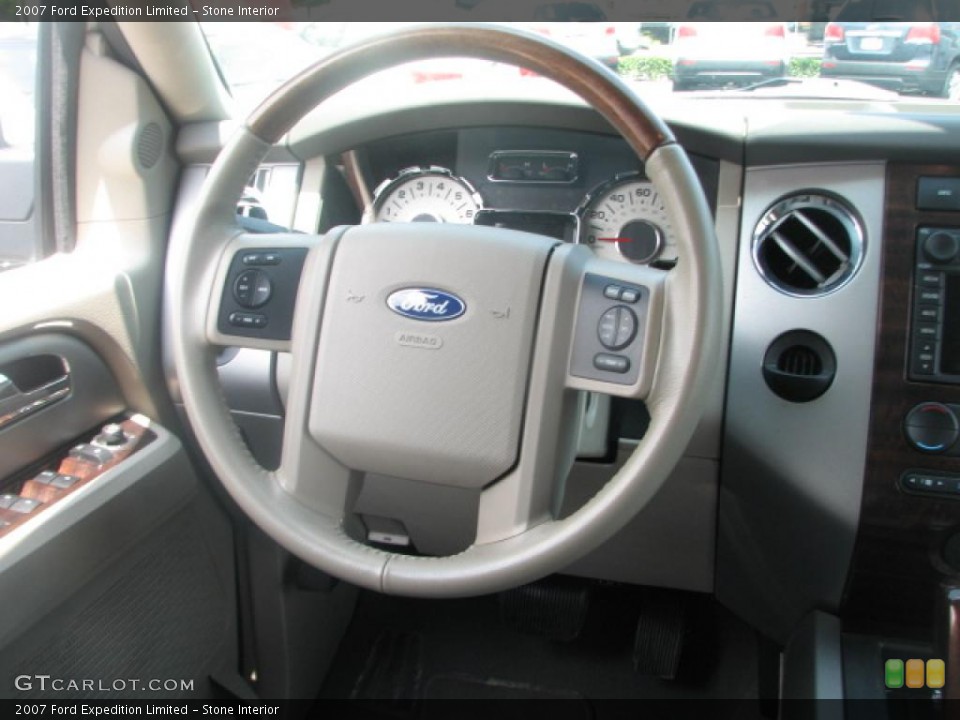 Stone Interior Steering Wheel for the 2007 Ford Expedition Limited #39880547