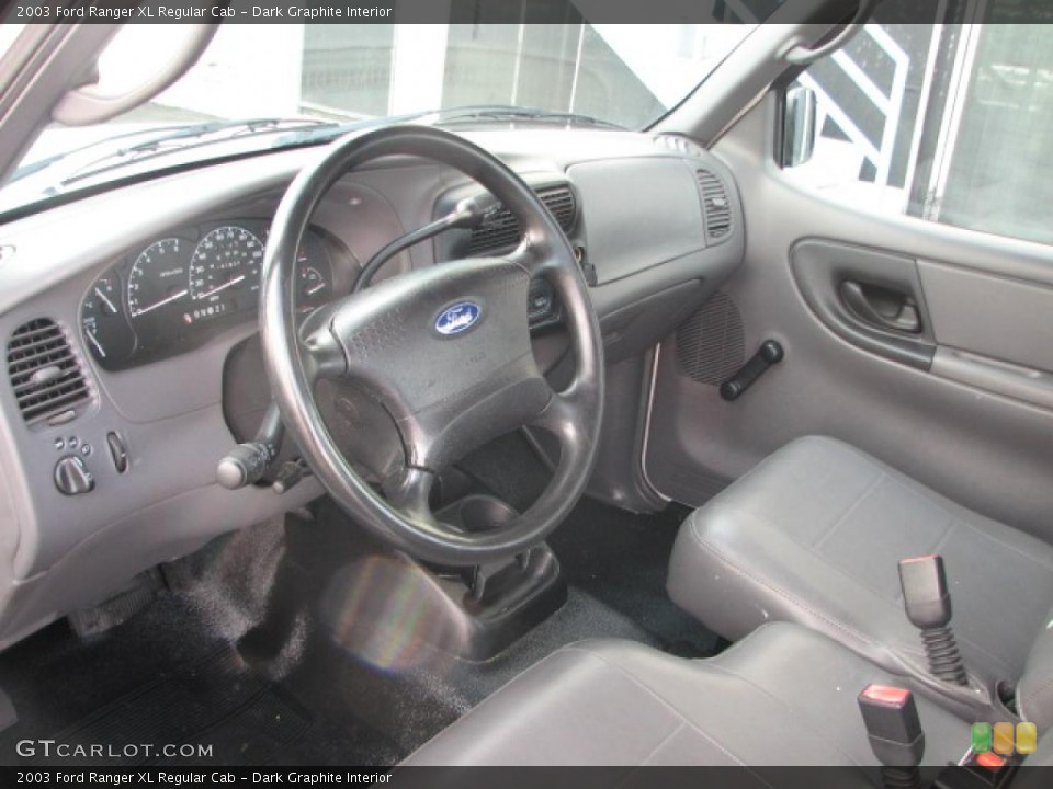 Dark Graphite Interior Prime Interior for the 2003 Ford Ranger XL Regular Cab #39881931