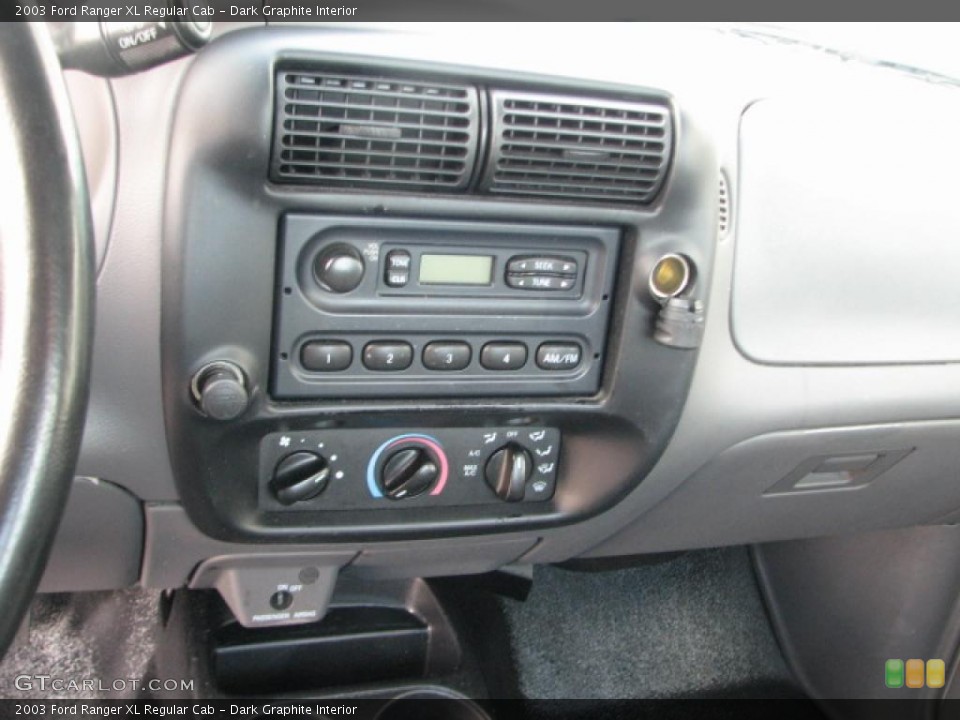 Dark Graphite Interior Controls for the 2003 Ford Ranger XL Regular Cab #39881939