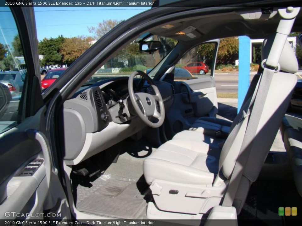 Dark Titanium/Light Titanium Interior Photo for the 2010 GMC Sierra 1500 SLE Extended Cab #39882916