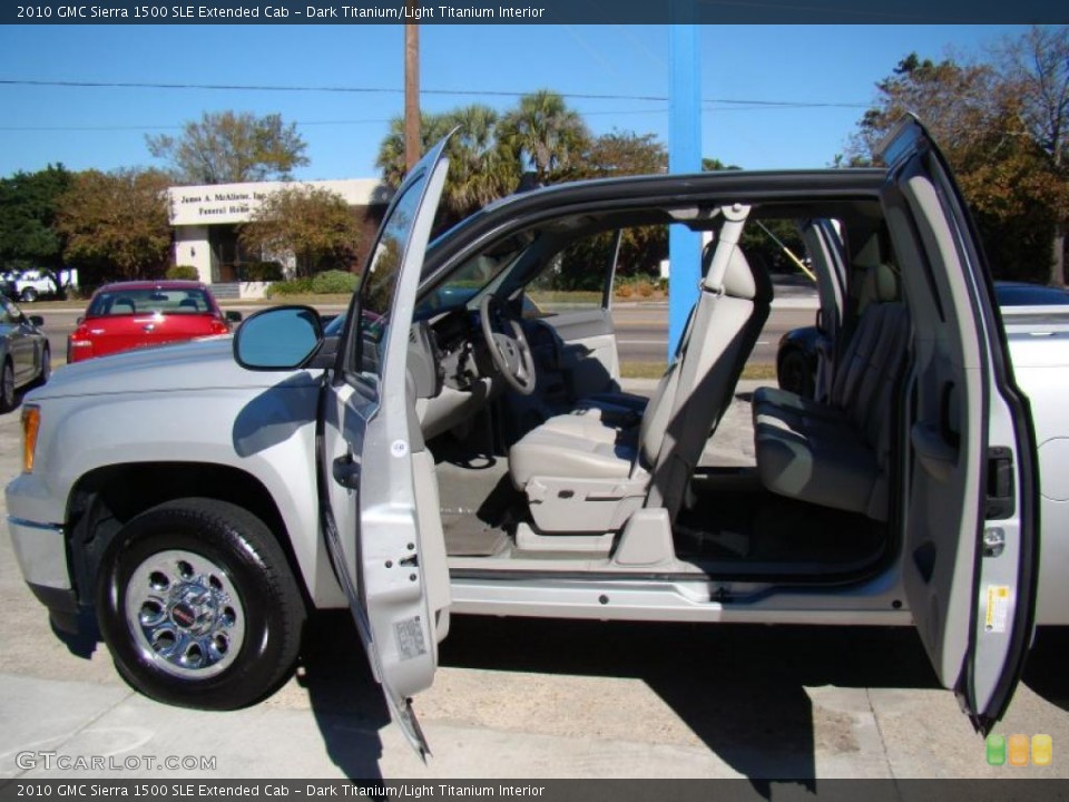 Dark Titanium/Light Titanium Interior Photo for the 2010 GMC Sierra 1500 SLE Extended Cab #39882944