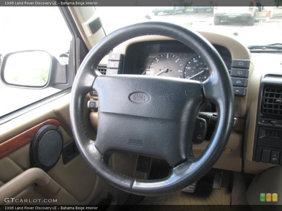 Bahama Beige Interior Steering Wheel for the 1998 Land Rover Discovery LE #39882980