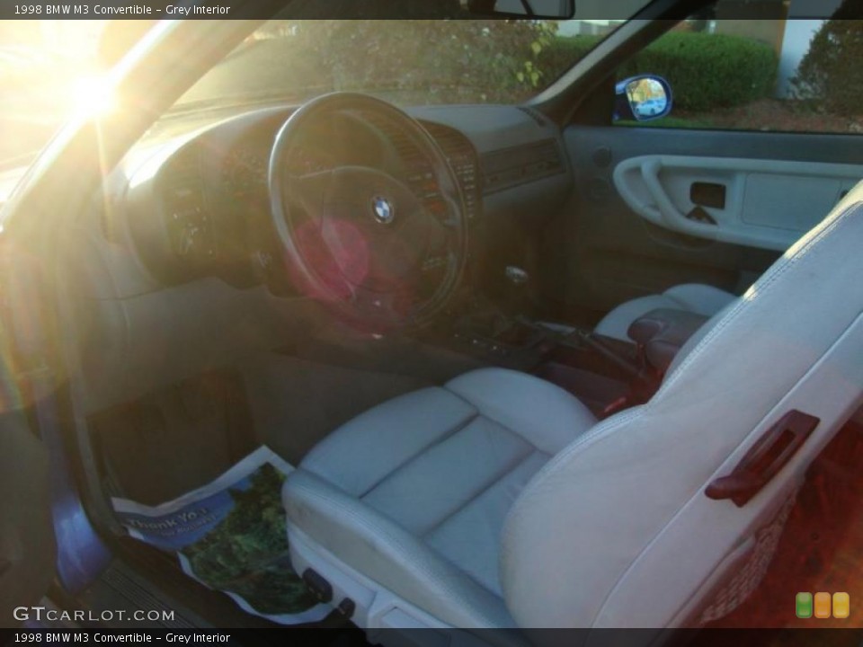Grey Interior Prime Interior for the 1998 BMW M3 Convertible #39883876