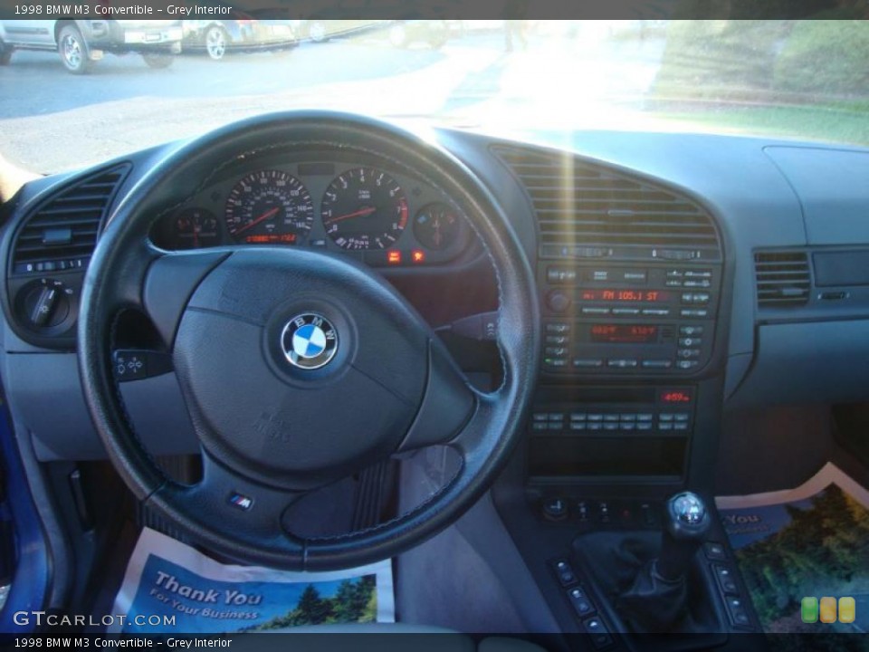 Grey Interior Dashboard for the 1998 BMW M3 Convertible #39883912